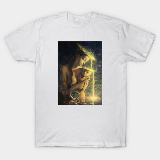 The Fountain T-Shirt by AdrianBordaArt